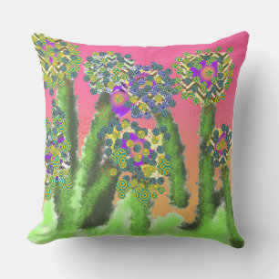 Shrubby Pattern Blooms Kissen