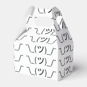 Shrug Emoticon Ø\_(ツ_/ Ø Japanisch Kaomoji Geschenkschachtel (Rückseite)