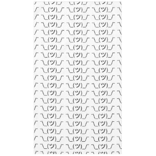 Shrug Emoticon Ø\_(ツ_/ Ø Japanisch Kaomoji Tischdecke