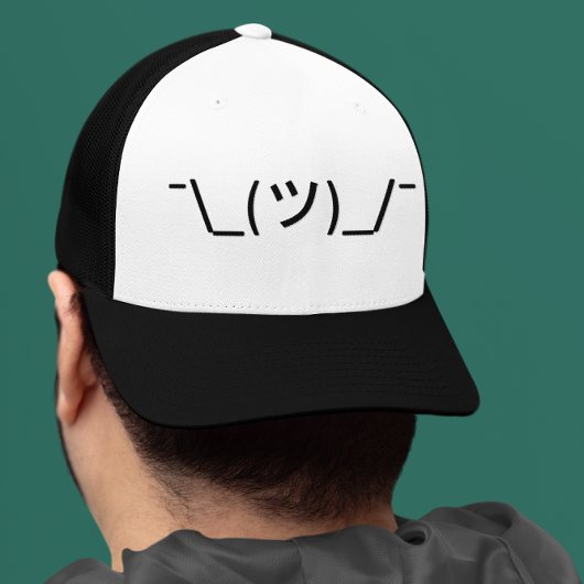 Shrug Emoticon Truckerkappe