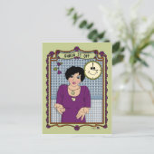 Shrug es Off_A_ Postkarte (Stehend Vorderseite)