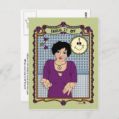 Shrug es Off_A_ Postkarte (Vorne/Hinten)