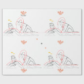 Shrug-Insel-Packpapier Geschenkpapier (Flach)