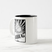 SHRUG inspiriert durch den neuen Atlas gezuckt Zweifarbige Tasse (Vorderseite Links)