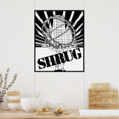 SHRUG-Poster Inspiriert durch das neuartige Atlas- Poster (Küche)