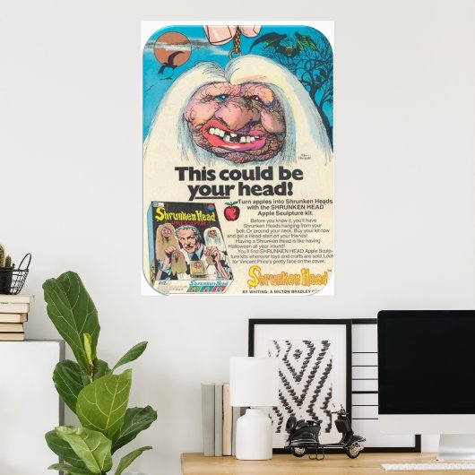 SHRUNKEN APPLE HEAD KIT POSTER (Heimbüro)