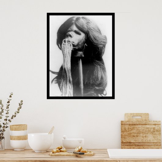 Shrunken Head in Ecuador 1894 Poster (Küche)