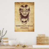 Shrunken Head Poster (Küche)