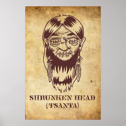 Shrunken Head Poster (Vorne)
