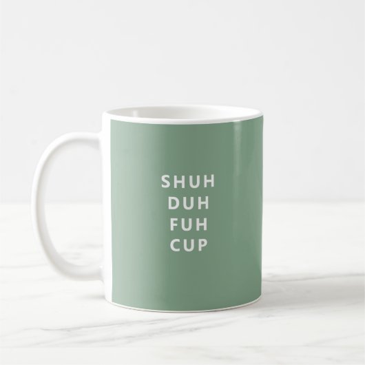 Shu Duh Fuh Cup Fun Becher Kaffeetasse (Links)