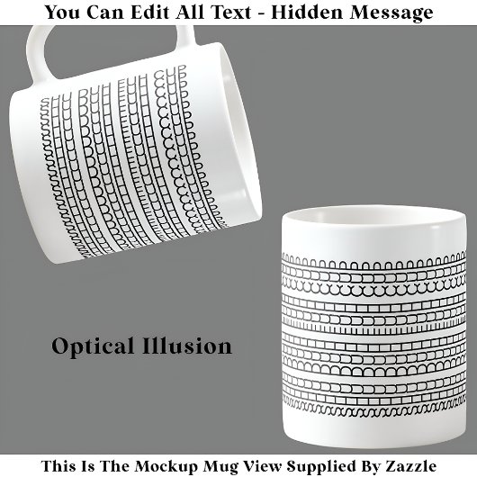 Shu Duh Fuh Cup Hidden Message 116B Funny Zitat Kaffeetasse