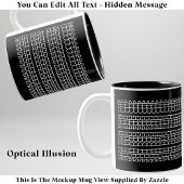 Shu Duh Fuh Cup versteckte Meldung 135WB Ungewöhnl Zweifarbige Tasse