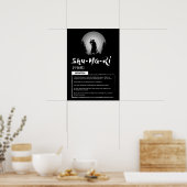 Shu-Ha-Ri - Japanisches Erfolgskonzept Poster (Küche)