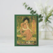 Shuang Meiren Powder Advertising Poster 1930s Postkarte (Stehend Vorderseite)