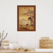Shuanghuayao~ 霜 鹞 ~Greyhound ~Giuseppe Castiglione Poster (Küche)