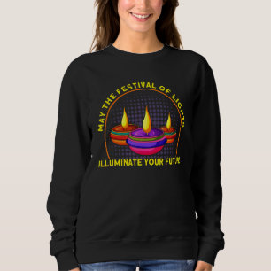 Shubh Deepalawi Festival of Lights Illuminate Diwa Sweatshirt