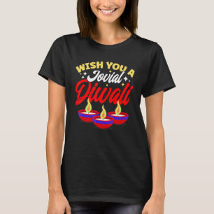 Shubh Deepalawi wünscht Ihnen ein Jovial Diwali 1 T-Shirt