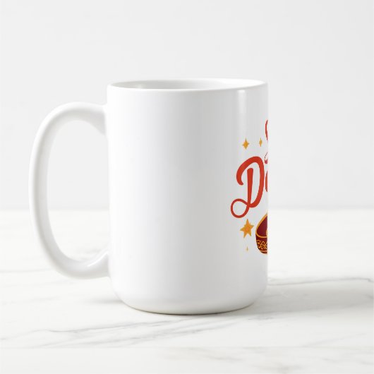 ✨ Shubh Deepavali | Traditionelles Diwali-Rangoli Kaffeetasse (Links)