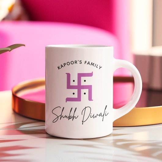 Shubh Diwali anpassbar Kaffeetasse