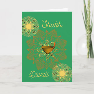 Shubh Diwali Faltkarte Karte