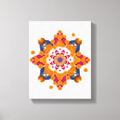 Shubh Diwali Traditionelle indische Wall Art Leinwanddruck (Vorderseite)