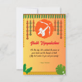 Shubh Vijayadashmi Dussehra Karte (Vorderseite)