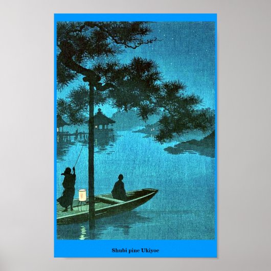 Shubi pine Ukiyoe Poster (Vorne)