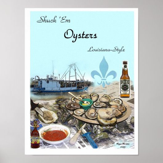 Shuck Em Oysters Poster (Vorne)