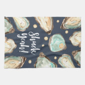 Shuck Yeah | Aquarellpearl Oyster Geschirrtuch (Horizontal)