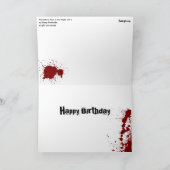 'Shudders Pass in the Night' Karte (Innenseite)