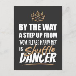 Shuffle Dancer ist das Ultimate in Appeal. Fun Gif Postkarte