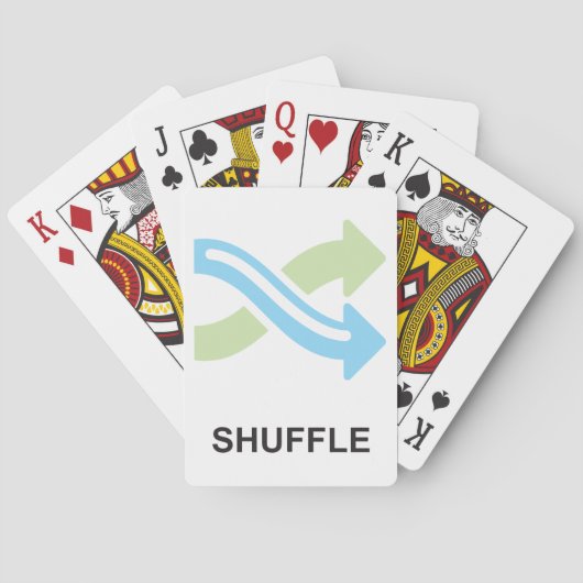 Shuffle Icon Spielkarten (Rückseite)