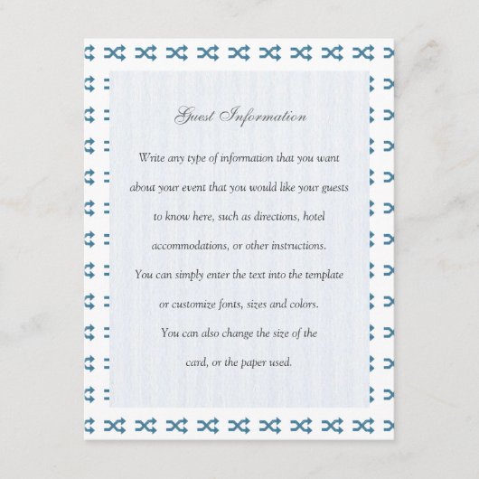 Shuffle-Symbol Begleitkarte (Vorderseite)