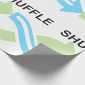 Shuffle-Symbol Geschenkpapier
