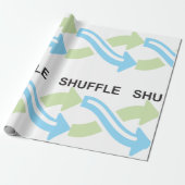 Shuffle-Symbol Geschenkpapier (Ungerollt)