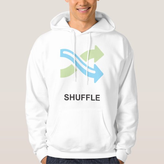 Shuffle-Symbol Hoodie (Vorderseite)