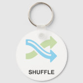 Shuffle-Symbol Schlüsselanhänger (Rückseite)