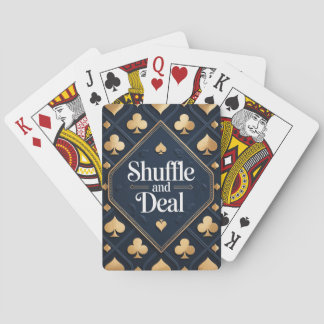 Shuffle und Deal Playing Cards Spielkarten
