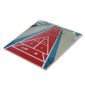 Shuffleboard an Bord Fliese (Seite)