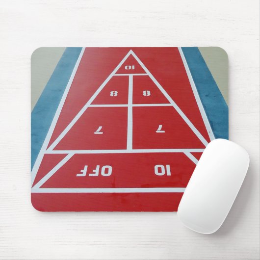 Shuffleboard an Bord Mousepad (Mit Mouse)