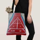 Shuffleboard auf Plattform Tasche (Von Nahem)