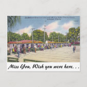 Shuffleboard, Lakeland, Florida Postkarte (Vorderseite)