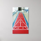 Shuffleboard Leinwanddruck (Vorderseite)