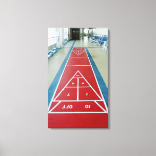 Shuffleboard Leinwanddruck