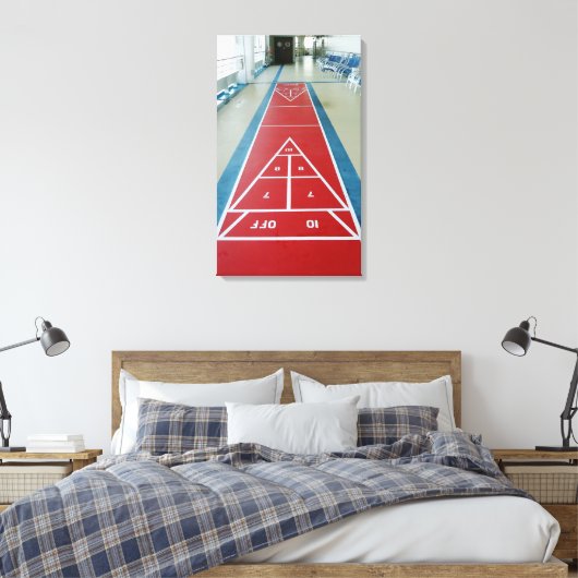 Shuffleboard Leinwanddruck (Insitu (Schlafzimmer))