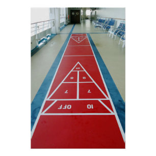 Shuffleboard Poster