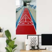Shuffleboard Poster (Heimbüro)