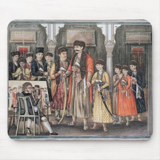 Shuja ud-daula, Nawab von Oudh und seine zehn Mousepad (Vorne)