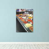 Shuk, Jerusalem Israel 2016 Leinwanddruck (Insitu (Holzboden))