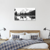 Shuksan und Baker Lodge Foto Leinwanddruck (Insitu (Schlafzimmer))